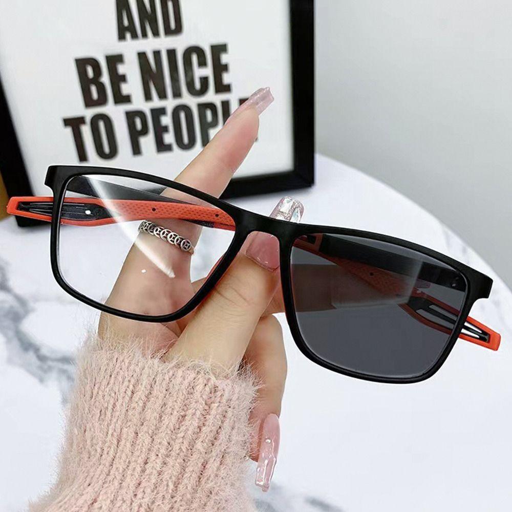 TR90 Frame Myopia Eyewear Lightweight Short Sighted Eyeglasses Photochromic Glasses Office