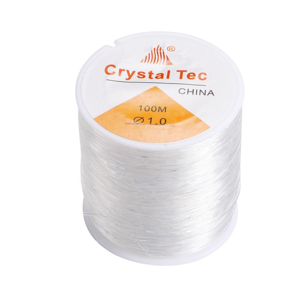 100m Strong Elastic Crystal Cord Beading Thread DIY Jewelry Making Necklace Bracelet Beads String Stretchable Thickness 0.5-1mm