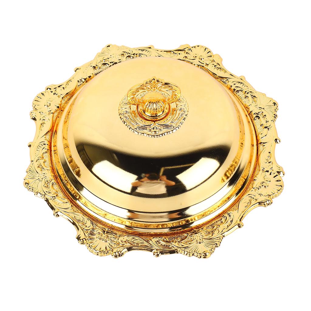 Масленка Круглая Винтажная Декоративная Тарелка для Подачи Масла с Крышкой для Холодильника Столешницы