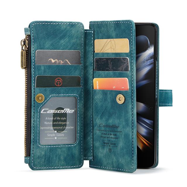 Luxury Leather Wallet Cover Case For Samsung Galaxy Z Fold 4 5g Fold3 Fold 3 Fold4 Zfold4 S23 Plus S22 Ultra S21 S20 Fe Cases