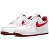 Nike Air Force 1 07 White University Красные мужские кроссовки Team-Red Sail DA8478-101