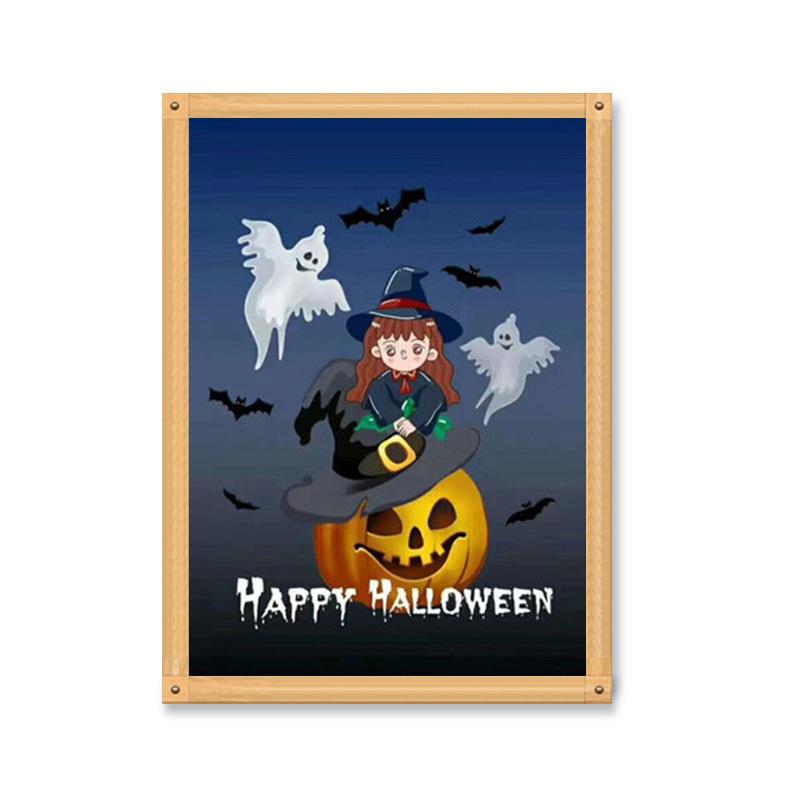 5D алмазная живопись полный алмаз Diy круглый алмаз Хэллоуин животное ручная работа Алмазная вышивка мозаика украшение дома подарок