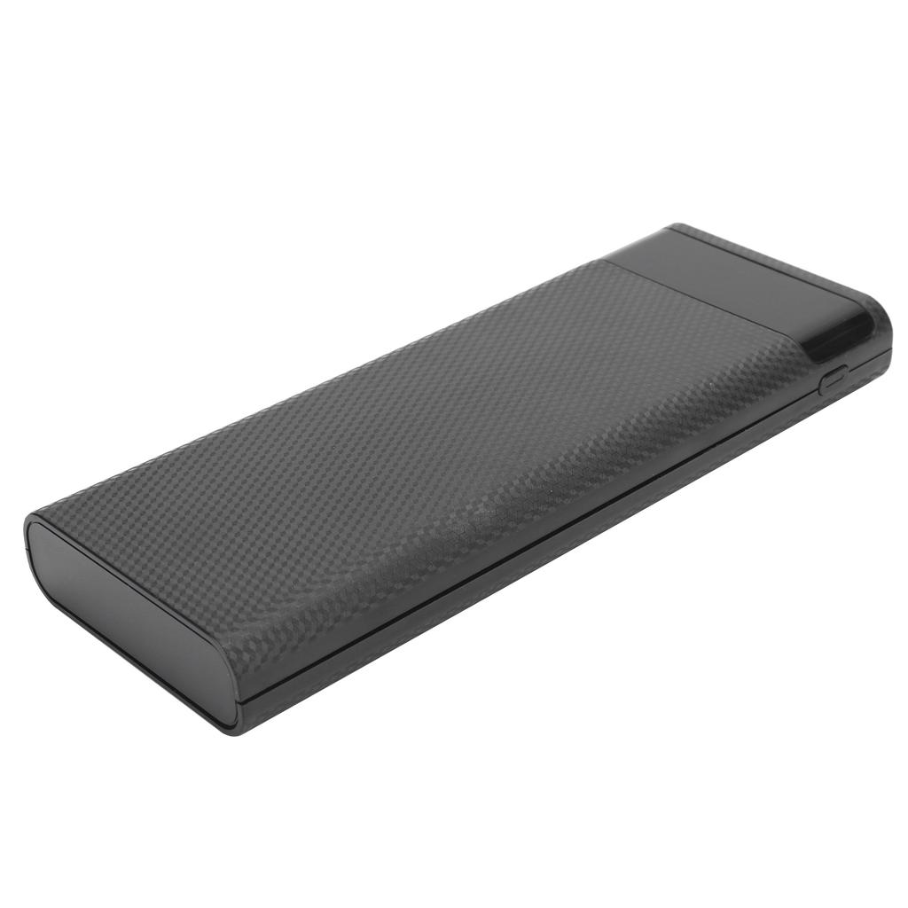 Легкий корпус-органайзер на 8 аккумуляторов 18650 для DIY портативного power bank, черный