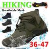 2024 Men's Hiking Shoes Camping Shoes Outdoor Sports Shoes Waterproof Non-slip Hiking Shoes Breathable Wading Shoes Climbing Trekking Boots 36-47