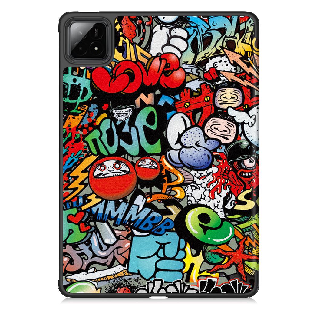 For Xiaomi Pad 7 Pro 2024 Tablet Case 11.2 Inch Magnetic Trifold PU Leather Stand Cover for Mi Pad 7 2024 Case Coque Funda Capa
