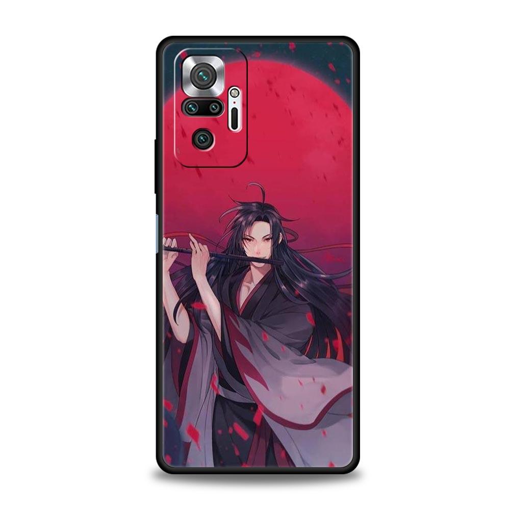 Мягкий чехол для телефона Xiaomi Redmi Note 10 11 9 8 Pro 9S 7 8T 9T 9A 8A 9C K50 K40 игровой чехол MDZS аниме Mo Dao Zu Shi Wei Wuxian