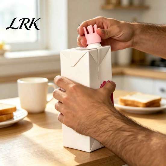 Подарок для любителей молока 3D-печатная крышка-сосок для картонной упаковки с коровьим выменем, Смешная розовая крышка, Отверстие для соска, Коробка, Контроллер потока жидкости для кухни, Переключатель, Эффективная защита от протечек