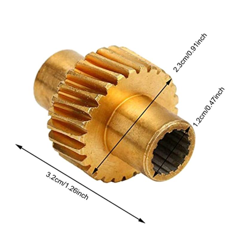 Power Electric Control Adjust Wheel Gear Brass Compatible for LC80 4500 Easy Installation -