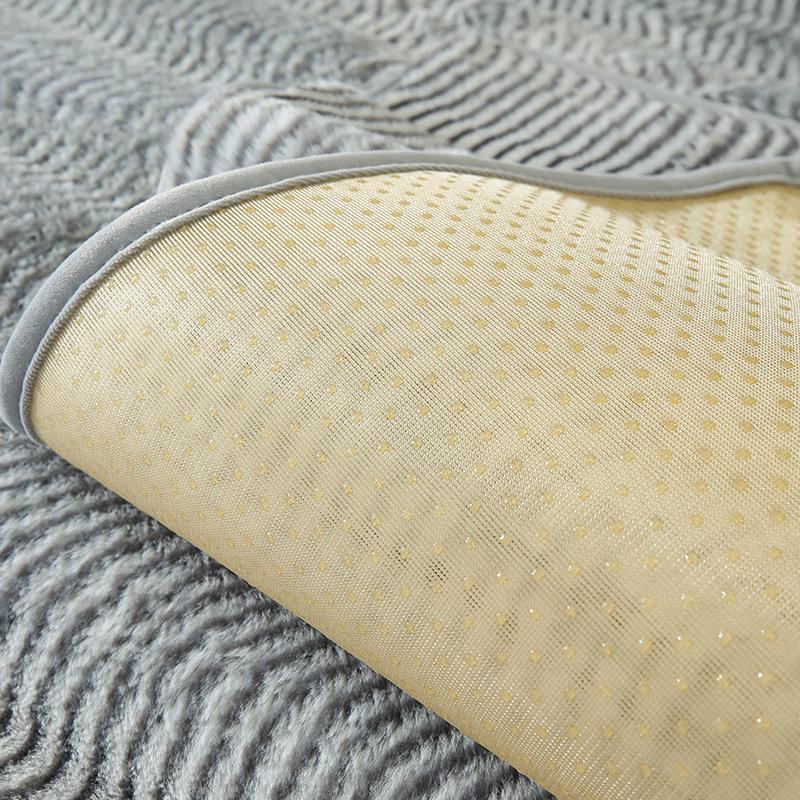 Autumn And Winter Rabbit Velvet Sofa Cushion Thickened Warm Non-slip Plush Soft Non-linting Sofa Towel