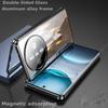 Чехол для Vivo X100 Ultra X200 X300 X100X X90 Pro Y500 Pro с Двусторонним Закаленным Стеклом и Металлической Рамкой, Защита для Телефона, Чехол с Защитой Всех Линз