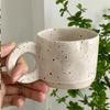 Нерегулярные крапчатые чернильные кружки в корейском стиле, кофейные чашки в стиле Instagram, портативная керамическая чашка