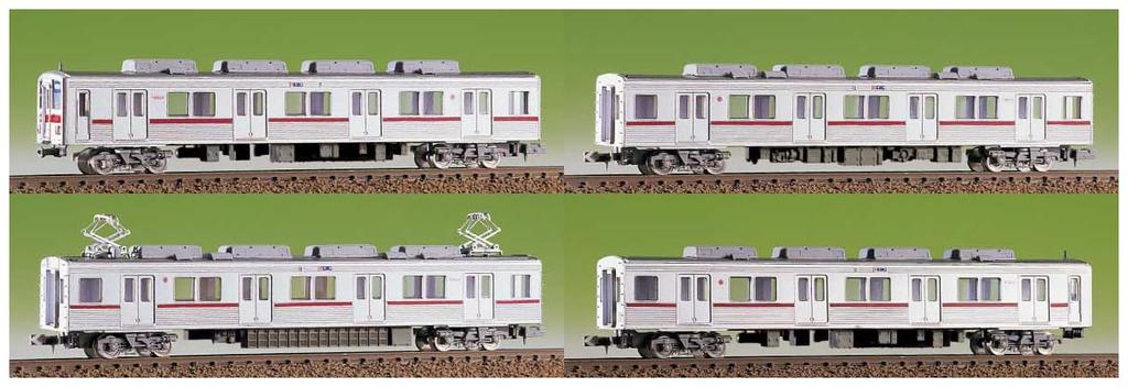 Greenmax N gauge Tobu 10000 series set 416 model train 4-car