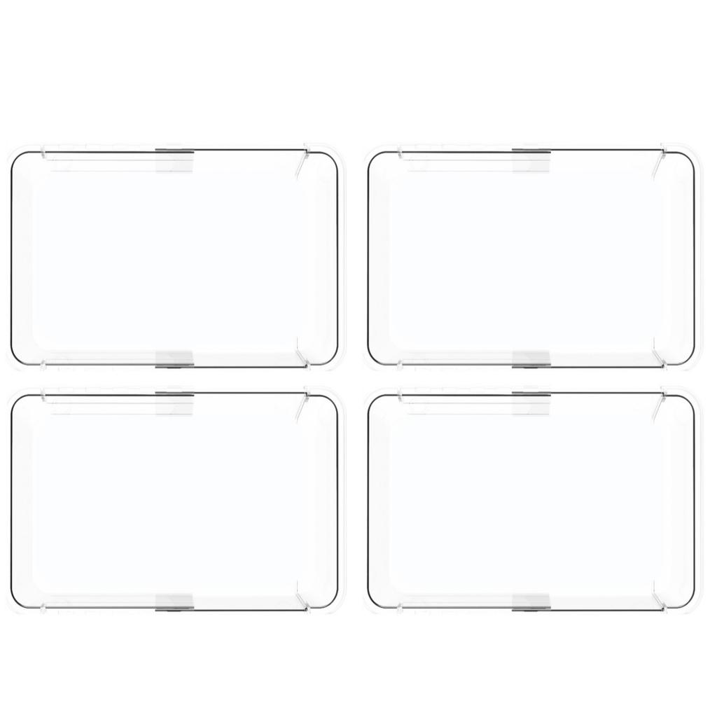 Прозрачный разделитель для ящика, коробка для хранения, свободно расширяемая и штабелируемая, настольная для организации мелочей, коробка с отсеками для хранения