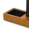 Woodten Solid Wood Watch Display Unisex Jewelry Display Organizer Holder for and Cufflinks Stand, Watches, Bracelets, Rings, (Black)