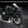 1:9 Kawasaki H2r 1000rr Сплав Мотоцикл Литые Модели Машинки Игрушки Управление Передним Колесом Звук Свет Мотоцикл Подарки на День Рождения для Мальчика