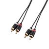 Elecom Audio Cable Pin Plug Pin Plug Extra Plated Black 3m (L-R) - (L-R) Fine/Gold DH-WRN30