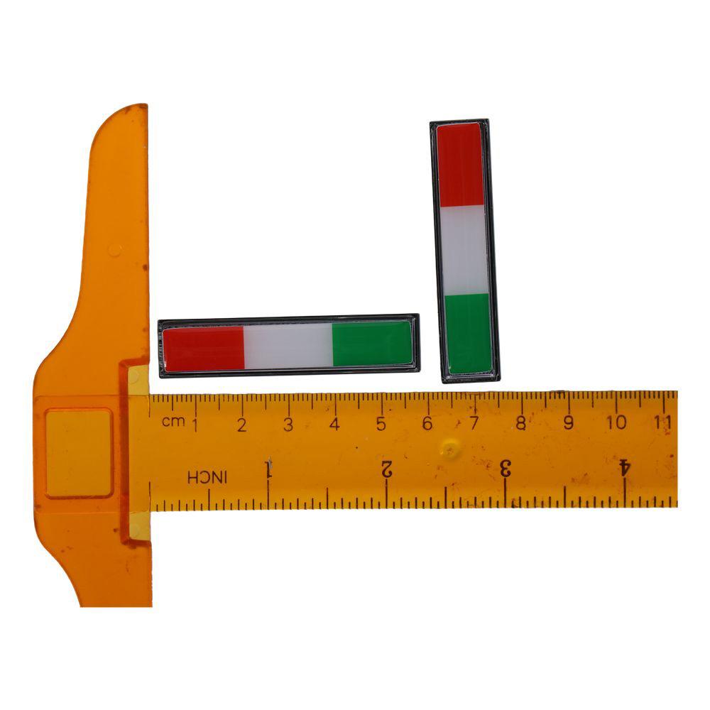 2 шт. мини-итальянский флаг Италии, эмблема для передних крыльев автомобиля, бампер, багажник, задняя дверь