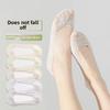 5 Pairs Spring and Summer Boat Socks for Women Thin Non-slip with Shallow Mouth Invisible Socks Lace Sweat Absorption Socks