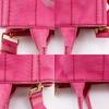 PRADA Canapa Handbag 2WAYShoulder Tote Bag pink canvas Women Used