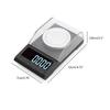 Digital Pocket Scale 10/20/50g 0.001g Mini Jewelry Gold Lab Carat Powder Weigh Scales with Calibration Weights Tray