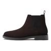 Zara Элегантные Минималистичные Короткие Ботинки Челси Мужские ботинки Коричневые 12018520-35