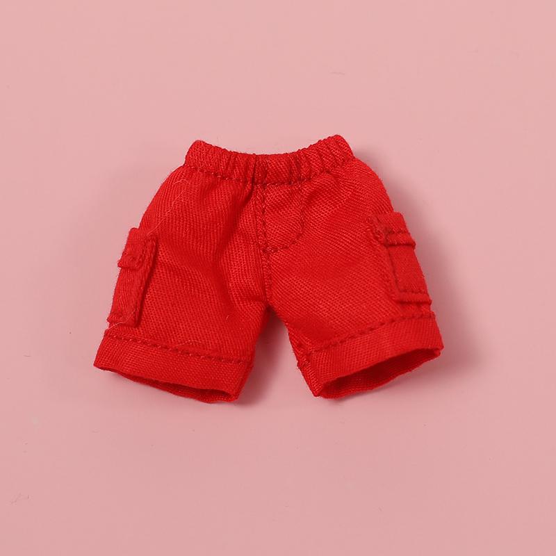 Ручная работа Брюки для куклы Ob11 Одежда Джинсовые шорты в клетку Аксессуары для кукол Для Penny, Molly, Obitsu11, Gsc 1/12 Bjd кукол