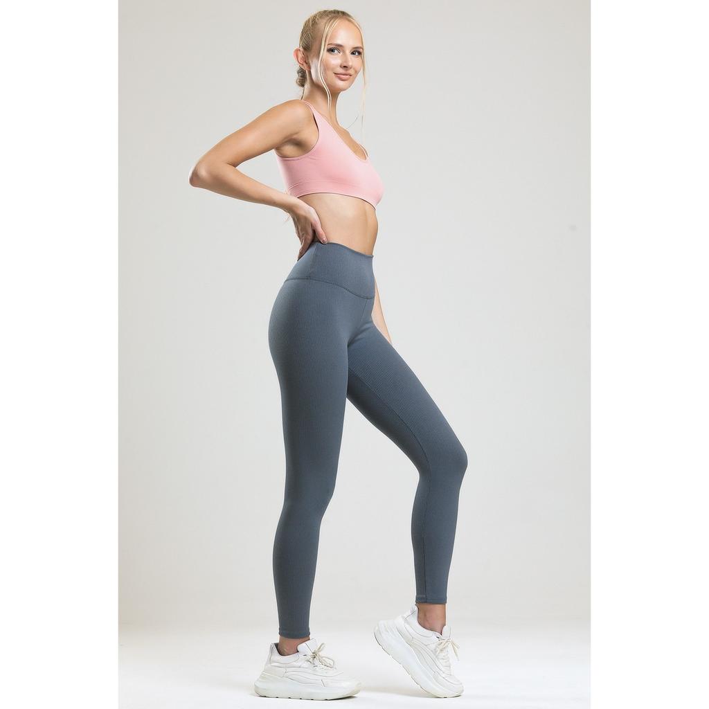 Extra High Waist Sports Ribbed Leggings