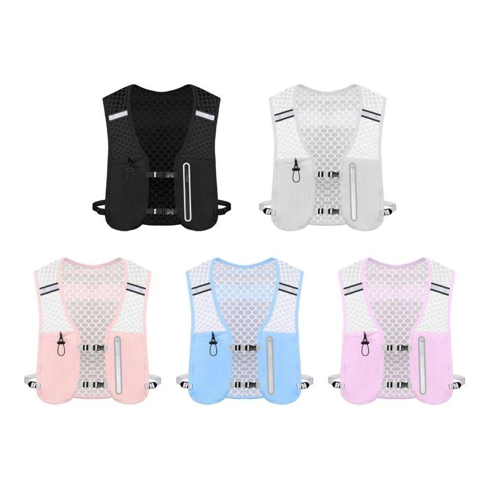 Reflective Reflective Running Vest Pack 2L Water Chest Pack Running Hydration Vest Bag Climbing