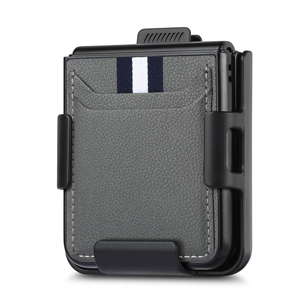 Кожаный чехол с зажимом для ремня для Samsung Galaxy Z Flip 4 Flip3 Flip4 Flip 3 Zflip4 5G, чехол для мобильного телефона