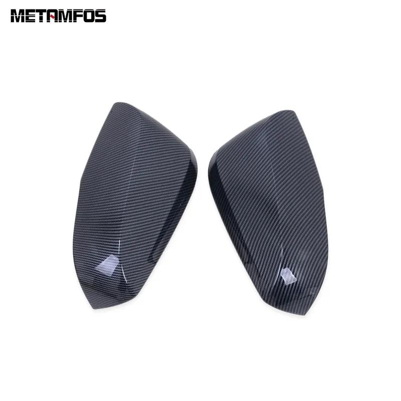 For Toyota Highlander Kluger XU70 -2024 2025 Carbon Fiber Rearview Side Mirror Mirror Cover Trim Protector Car Accessories