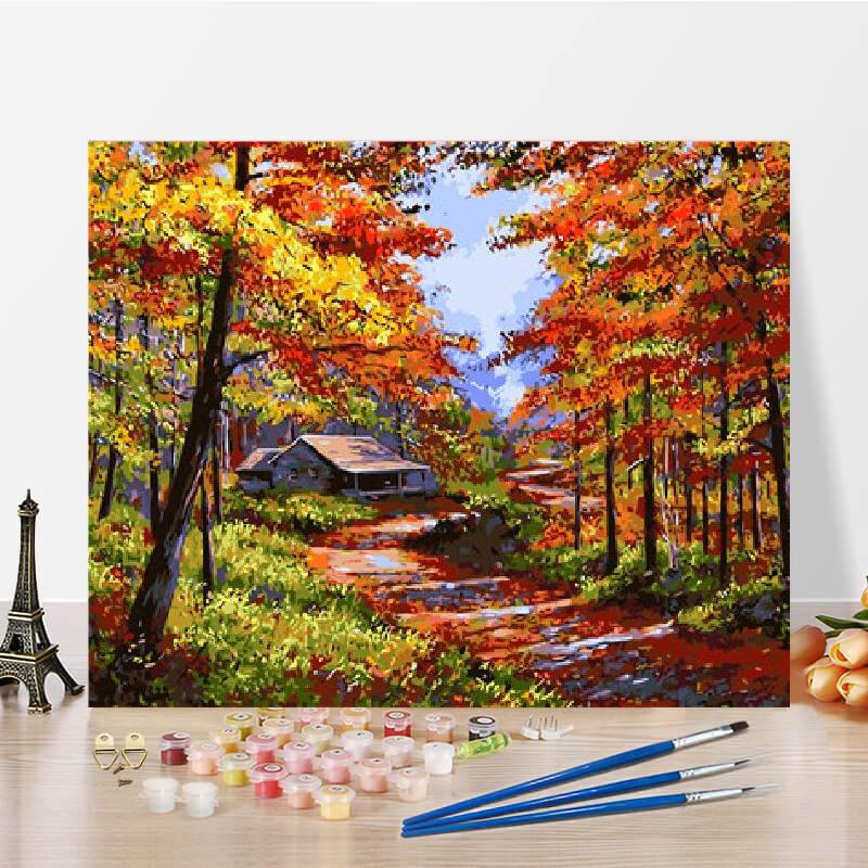 Handmade Numbers Oil Painting Canvas Numbers Painting DIY Painting By Numbers Digital Oil Painting