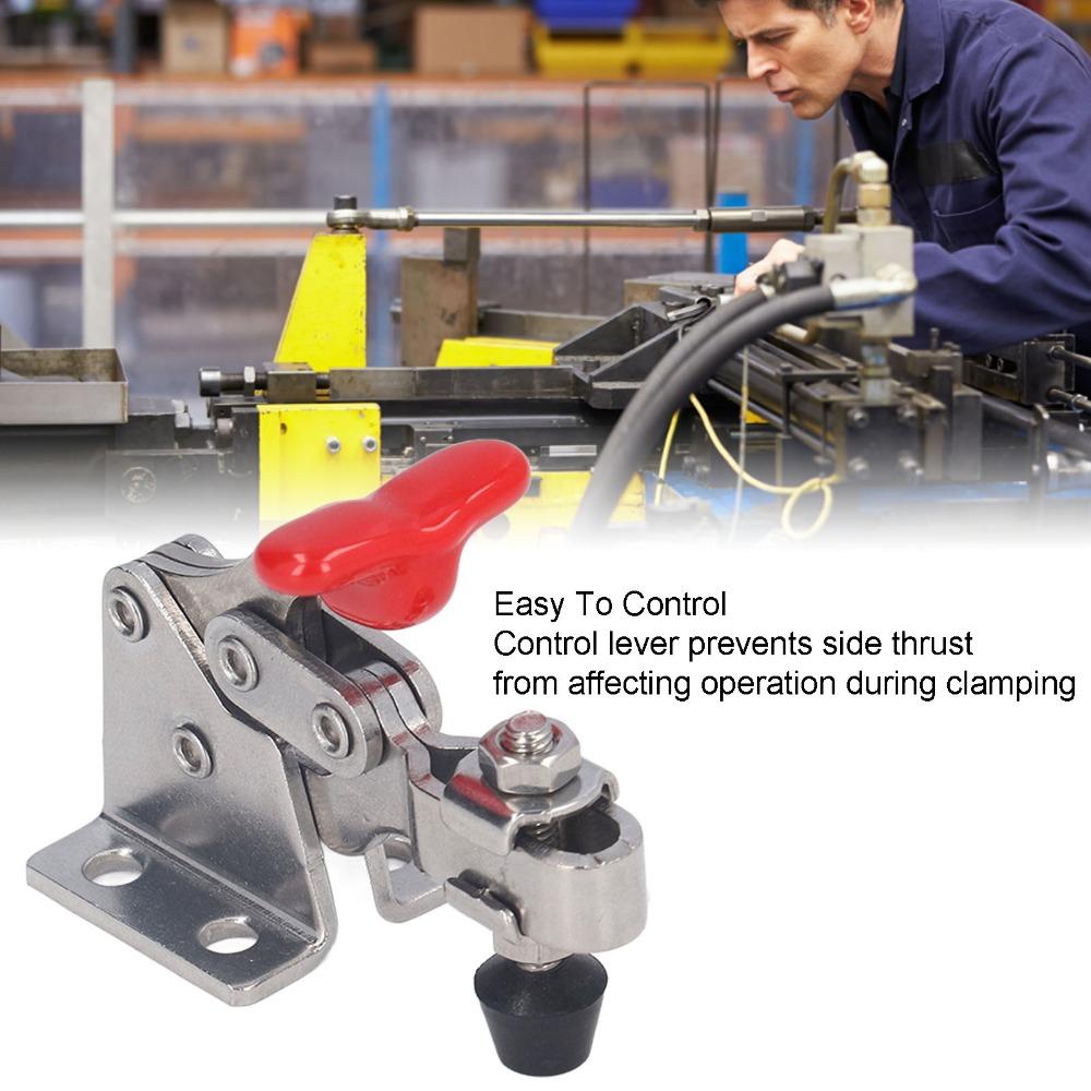 2pcs Precision Toggle Clamps Adjustable Quick Release Clamp Heavy Vertical Toggle Clamp  Welding