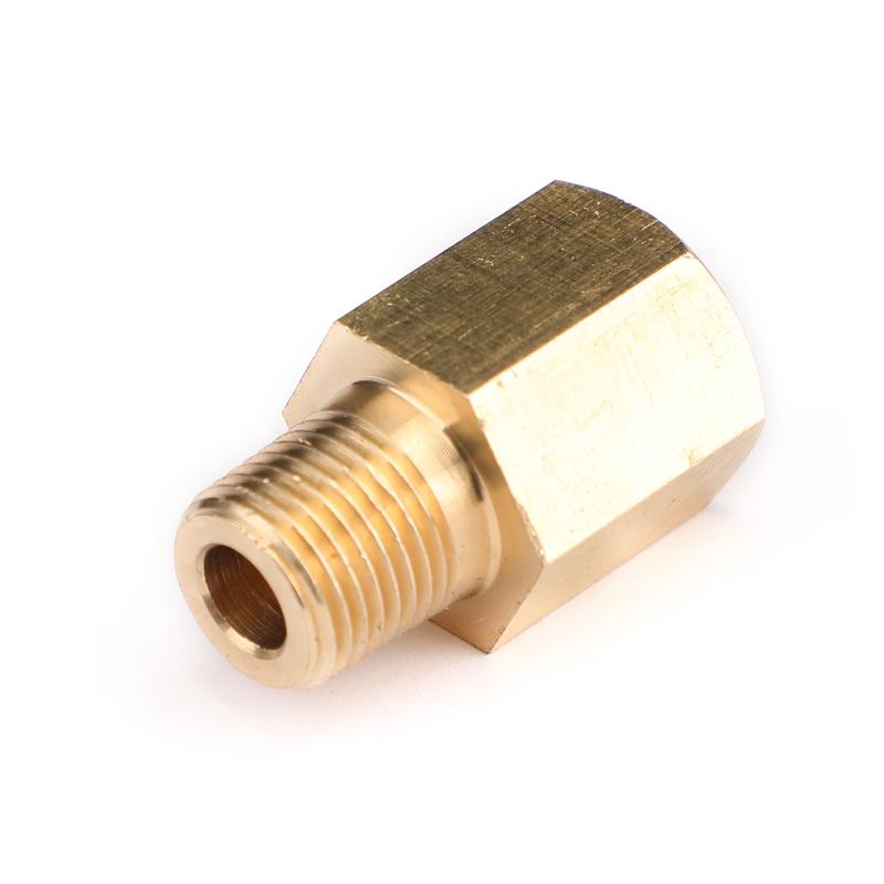 Artudatech Адаптер резьбы датчика манометра 1/8 NPT female на 1/8 BSPT male Адаптер давления масла Автомобильные аксессуары