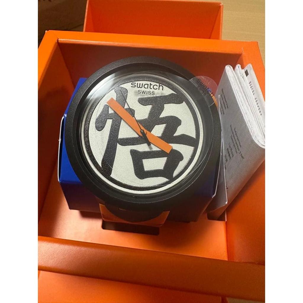 Б/у Swatch Dragon Ball Z Модель Son Goku SB01Z101