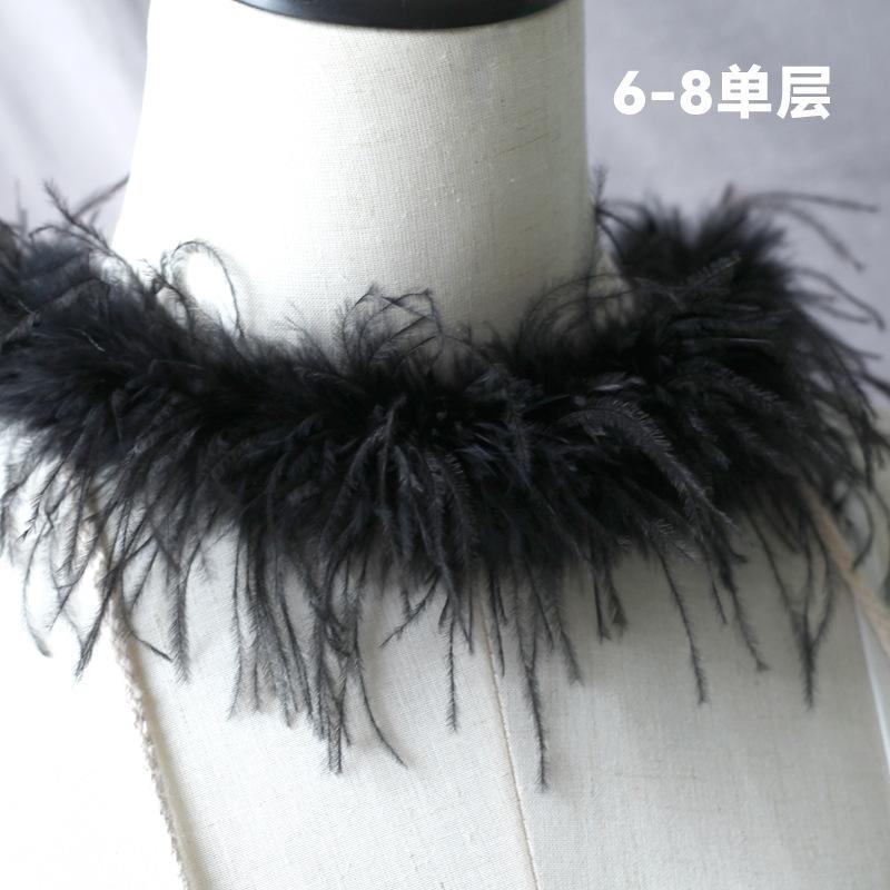 Feather Strip Ostrich Hair Grab Clip Diy Jewelry Decorative Accessories Material Latin Dance Clothing Accessories