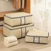 Quilt Storage Bag Clothes Storage Organizer Bedroom Wardrobe Organizer with Zipper Winter Clothing Storage Bags Home Decor