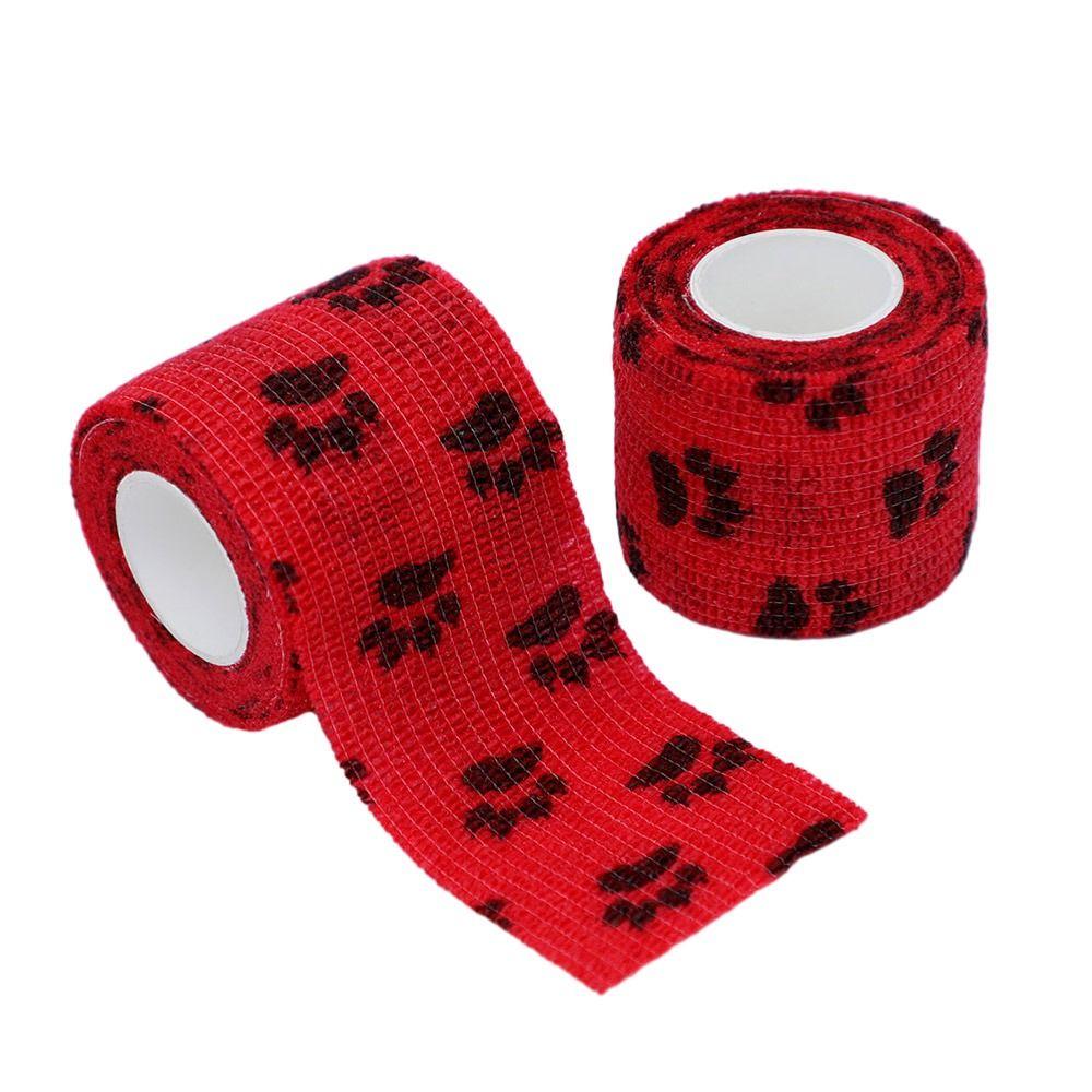 8 шт. 4,5 м Разноцветная лента для обертывания питомцев Самоклеящиеся наколенники Спортивный бандаж для питомцев Товары для питомцев