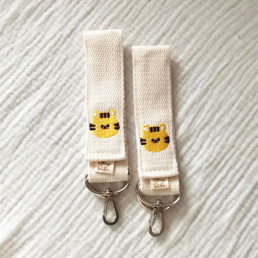 Embroidered Bear Baby Stroller Hooks Diaper Bag Accessories Mommy bags Pushchair Clips