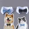 Fine Craftsmanship Pet Bowknot Collar Adjustable Lovely Handsome Dog Cat Necktie