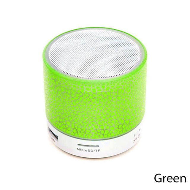 Mini Bluetooth Speaker Wireless Speaker Colorful LED TF Subwoofer Outdoor Stereo Speakers MP3 Music Sound Column for Smart Phone
