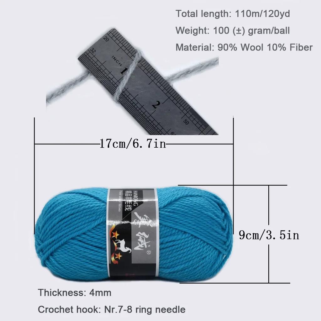 6 мотков очень толстой шерстяной пряжи 300 г (10.56 унц) для вязания спицами и крючком Быстрый DIY Объемный плед Шаль Шарф Шерстяные брюки Толстая пряжа для рукоделия