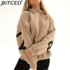 Women's Fashion Print Thickened Versatile Long-Sleeve Oversized Hooded Sweatshirt
