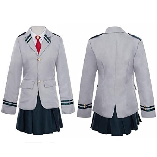 My Hero Academia Cosplay Hero Academia Costume Uraraka Ochako Yaoyorozu Momo Frogbuki Tsuyu Yuei High School Girls Uniform My Hero Academia Style