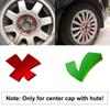 4pcs/lot 45mm 56mm 65mm Car Wheel Center Hub Cap Badge Stickers