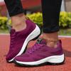 2024 женские повседневные кроссовки для бега на открытом воздухе, противоскользящие модные летние кроссовки на платформе со шнуровкой, дышащая сетчатая прогулочная вулканизированная обувь