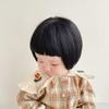 Photography Props Kids Decor Girls Toddler Neat Bang Long Straight Hair Short Bob Wig Baby Hair Wig