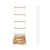 Miniature Christmas Gnome Accessories Wooden Gnome Door 100 X 8 Cm Rope Ladder Mini Ladder