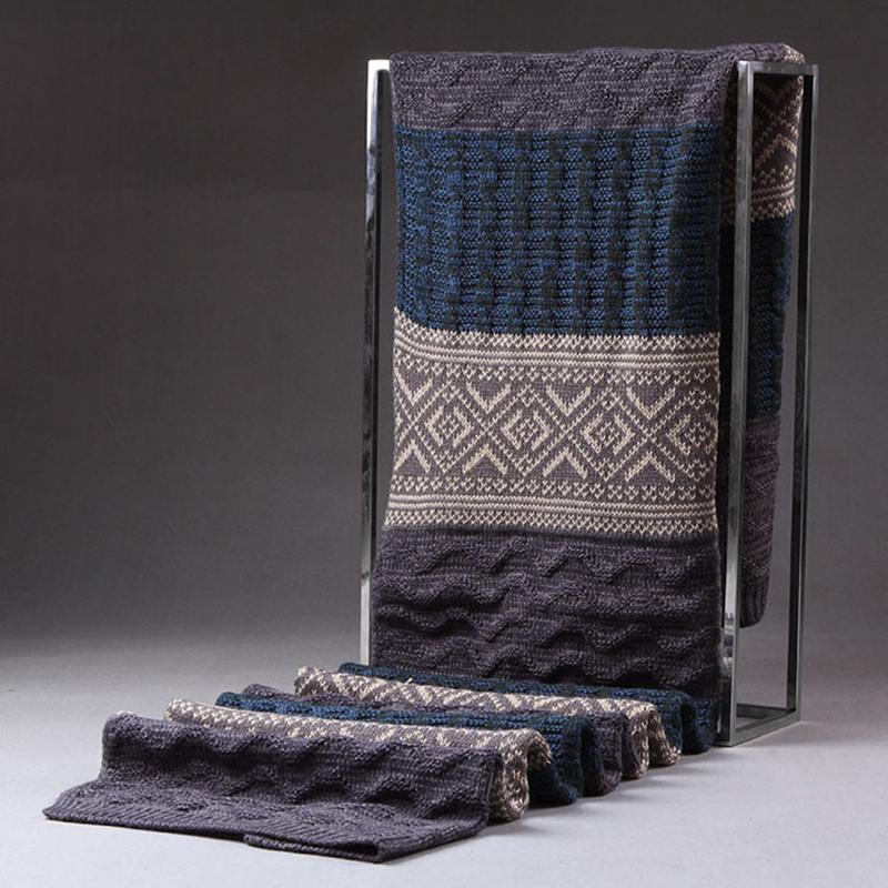 Мужской шарф, осенне-зимний шарф, пара, теплый шерстяной шарф, корейский шарф