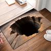 3D плошной оптический обман коврик для двери Нескользящий Влагопоглощающий ковер для ванной Комнаты Прочный Износостойкий коврик для входной двери спальни Домашний декор