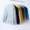 New Men's Plus Velvet Round Neck Loose Pullover Sweater - Spring/Autumn Korean Style Casual Long Sleeve Jacket
